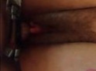 Hairy Wife Gets a Deep Anal Creampie in her Hairy Asshole