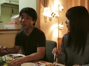 Cute Asian fantasizes about her father-in-law