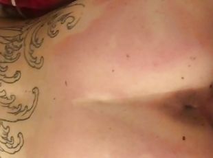 Sleepy Tattooed Slut Gets Creampied