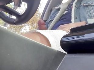 Caught wanking in the car park