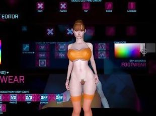 I am having Fun Customizing Tiffany's Sexy Body Beta Cherry VX Gameplay