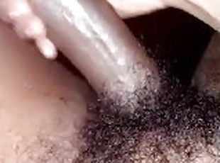HUNG BIG BLACK DICK STROKES IT HARD! NEEDS TO BE DRAINED