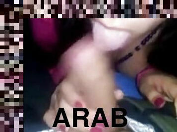 Hot arab girlfriend knows who to suck dick