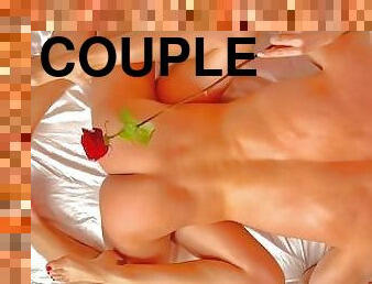 Romantic Sex Of Loving Couple On Valentine's Day 2024 Recorded From Above - Keyla & Lucas