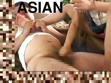 Old asian man foot fetish hj(censored)