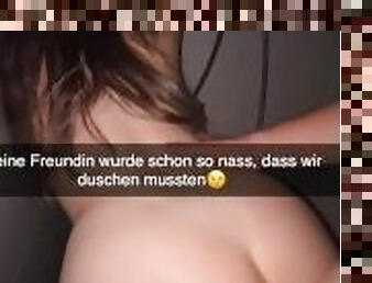 My Girlfriend cheats with Guy in Hotel Room Snapchat Cuckold German