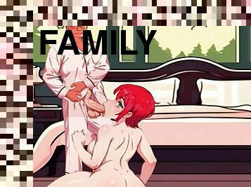 Family cumshot: what a good blowjob