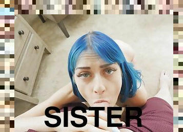 Raunchy Teenage Step Sister Fucks Bro To Keep A Secret - PART 1 - Small breast