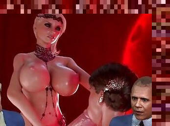 Trump and Obama 3d Porn