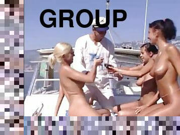 Alexa weix,nikki & bianca group sex in boat