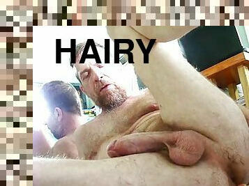 Hairyartist in hairy pussy training