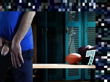 Public Masturbation In The Football Locker room (Fantasy) DIRTY DADDY VIDEO