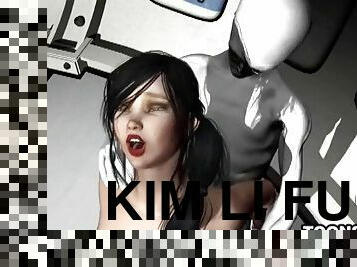 Kim Li fucked by alien