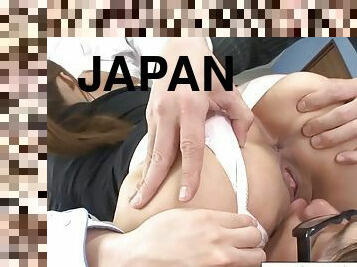 NIPPON BLOWBANG - Beautiful Japanese secretary giving blowjobs