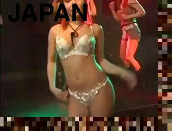 Four japanese striptease showgirls
