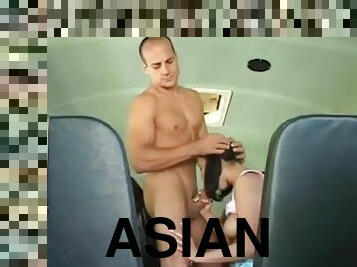 asiático, autocarro