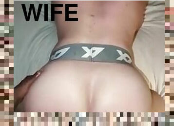 Married white father in jockstrap escapes from his wife to take a BBC