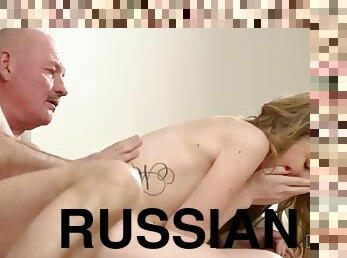 Daddy4k. russian lessons in bed