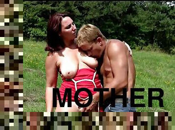 Full-Breasted Mother I´d Like To Fuck Bitch Love Outdoor Screw