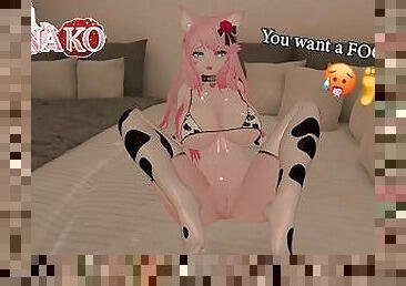 Special Announcement 3D Preview Video - 2D Model Debut EVENT!!!! HORNY CATGIRL FOOTJOB 2D/3D ASMR