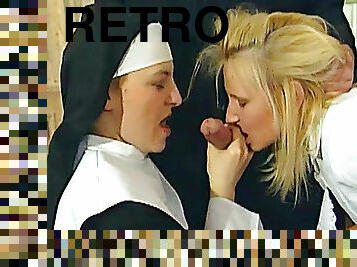 Nasty nuns having hard sex