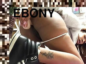 Arousing Ebony Ass Sex Solo Self-Gratification - kinky