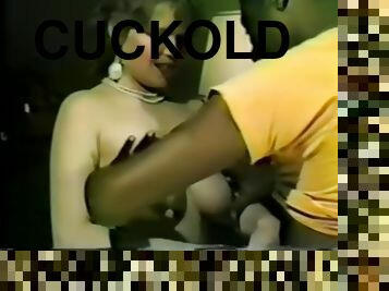 Classic Cuckold Wife Sucks A BBC
