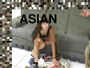 Asian ass lick