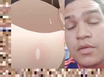 creampie, anime, hentai, pagdyakol-ng-titi-gamit-ang-paa, manyika