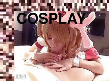 Sana Natori, POV Cute Ladyboy Cosplayer Gets Fucked, Crossdresser Tgirl trans Hentai Cosplay 9