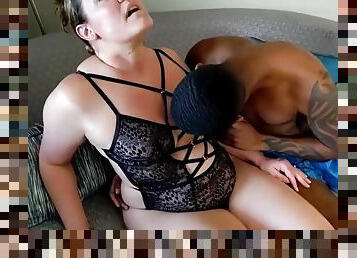 BIG BLACK COCK Bang To Orgasm Curvy Amateur Mommy