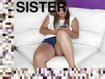 I want my stepsister to suck my dick