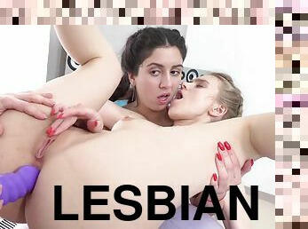 Lina Love, Katy West And Flora Fairy - lesbian sex