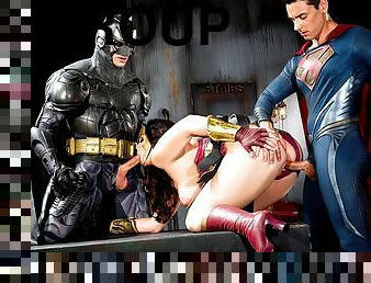 Batman vs Superman group fucking lovemaking