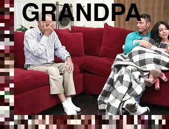 Riley Jean gets pounded hard next to grandpa