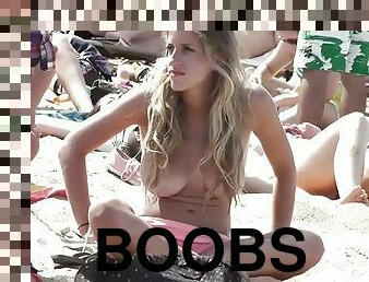 Beach boobs