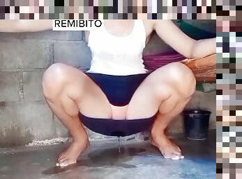 asiático, bañando, meando, amateur, maduro, estrella-del-porno, primera-persona, corrida, ducha, fumando