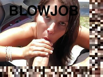 99 Blowjobs In 99 Days - Day 2 - Caught Giving Bj Outdoors - And Kept Going - Pov