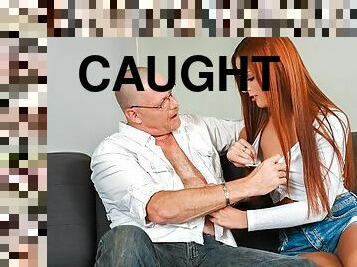 DADDY4K. Red-haired babe doesnt mind having an affair