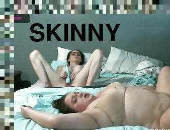 Skinny Bimbo And Her SUPERSIZED BIG BEAUTIFUL WOMAN Friend 3Some