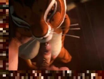 Tiger From Kung Fuu PAnda Love Hard Anal in 4k UHD