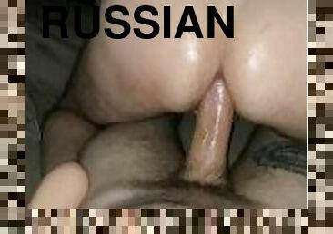 Bareback with thick cum Russian uncut thick cock