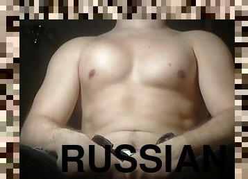 russisk, amatør, bøsse, webcam, solo