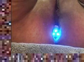 close up of light up butt plug