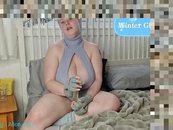 *** TRAILER ONLY *** Winter Gloves JOI - Solo Girl