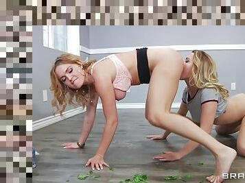 Krissy Lynn And Aubrey Sinclair In Kinky Milf And Teen Lesbian Mind-blowing Porn Video