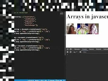 Javascript Tutorial - Arrays - Basically group sex