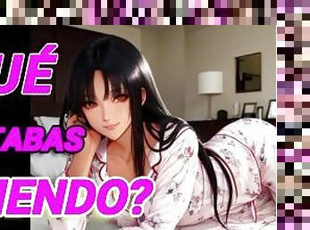 HERMANASTRA TE ENCUENTRA VIENDO PORNO - asmr roleplay en español - hentai rol