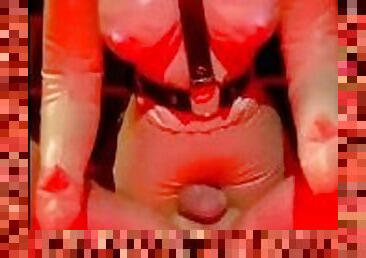 Juicy doll vagina, made me convulsively cum inside her!