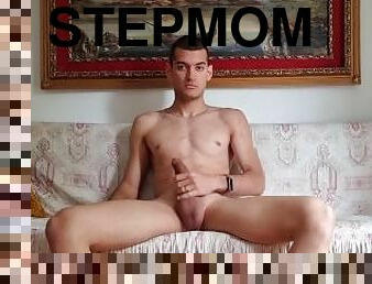 Stepmom Catches Teen Boy Masturbating In The Living Room After Striptease